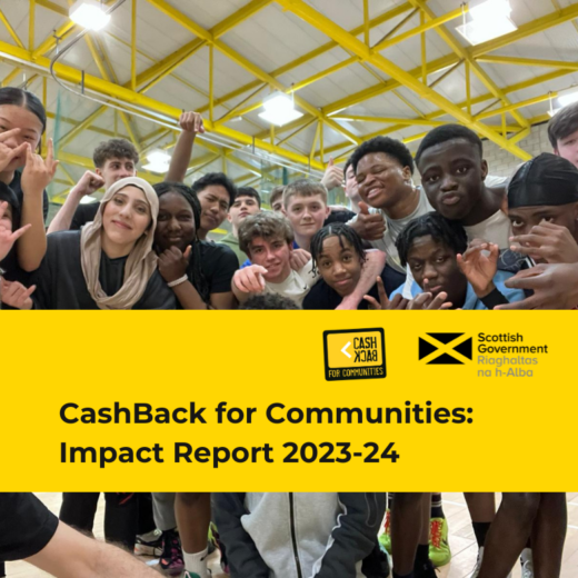 CashBack supported over 15,000 young people across Scotland in last year