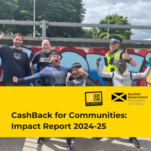 CashBack supported over 15,000 young people across Scotland in last year